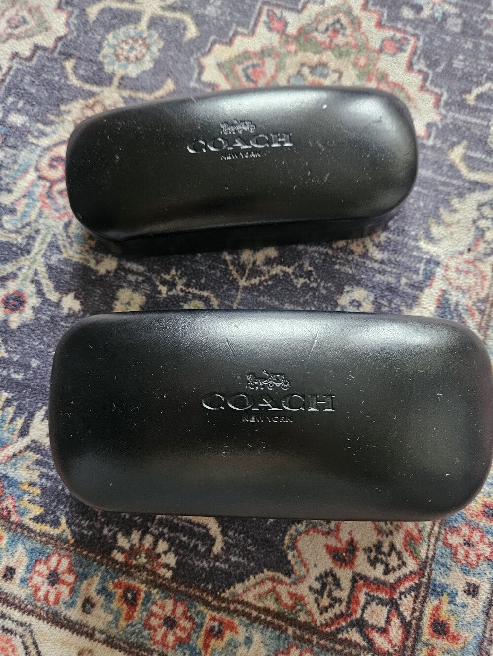 Lot Of Two Black Coach Sunglass Cases